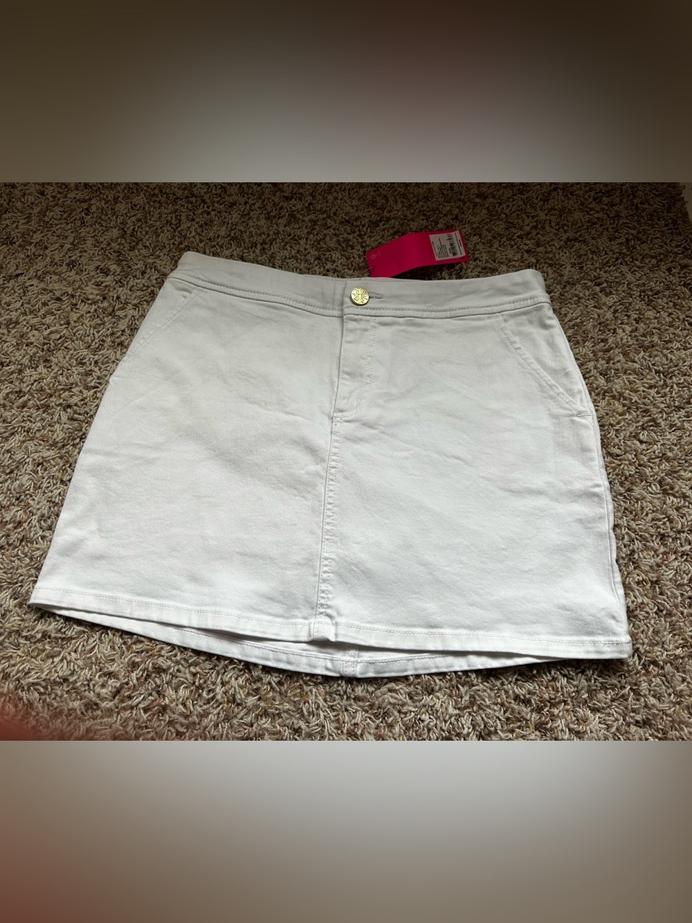 Lilly Pulitzer Colette Resort White Mini Skort